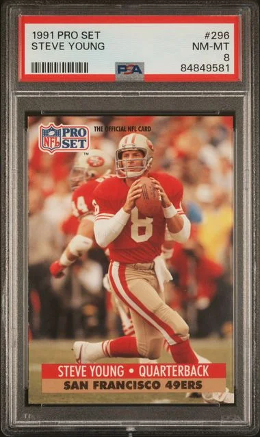 1991 Pro Set Steve Young #296 card image