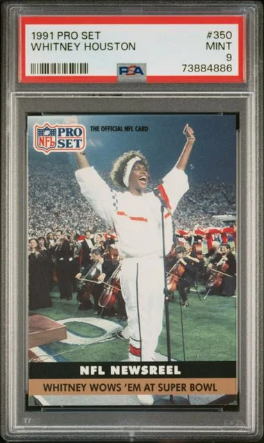1991 Pro Set Whitney Houston #350 card image