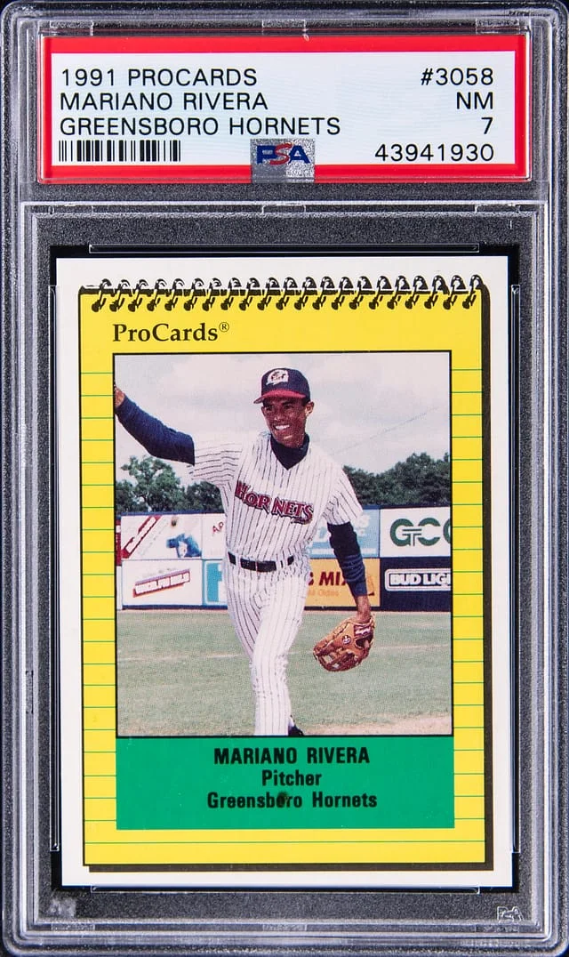 1991 Procards Greensboro Hornets Mariano Rivera #3058 card image