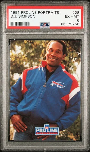 1991 Proline Portraits O.J. Simpson #28 card image