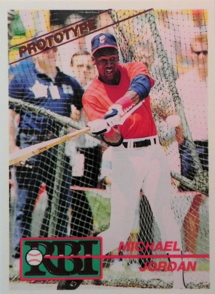 1991 RBI Magazine Prototype Michael Jordan #1P card image