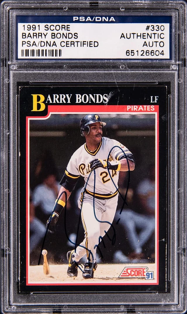 1991 Score Barry Bonds #330 card image