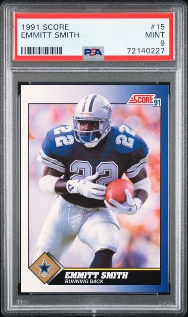 1991 Score Emmitt Smith #15 card image