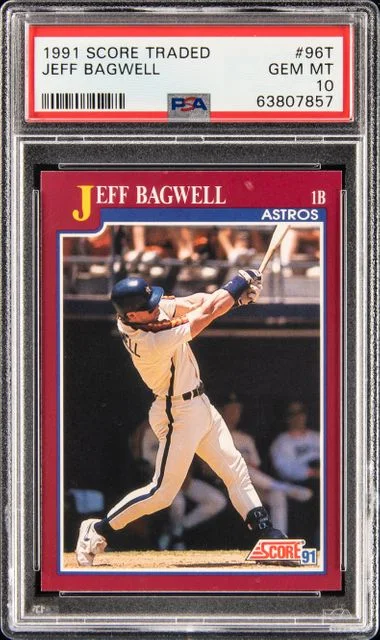 1991 Score Jeff Bagwell Traded #96T card image