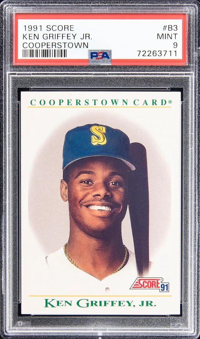 1991 Score Ken Griffey Jr. Cooperstown #B3 card image