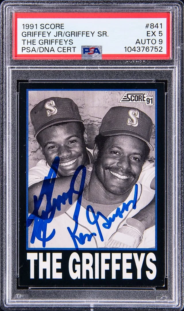 1991 Score Ken Griffey Jr./Ken Griffey Sr. The Griffeys #841 card image