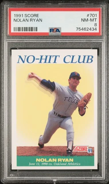 1991 Score Nolan Ryan #701 card image