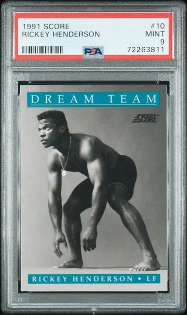 1991 Score Rickey Henderson #10 card image
