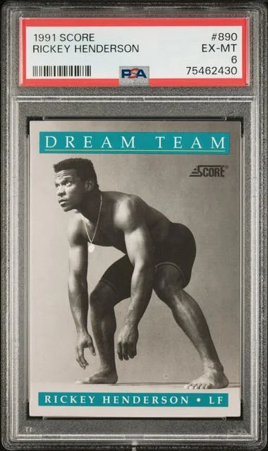 1991 Score Rickey Henderson #890 card image