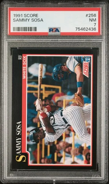 1991 Score Sammy Sosa #256 card image