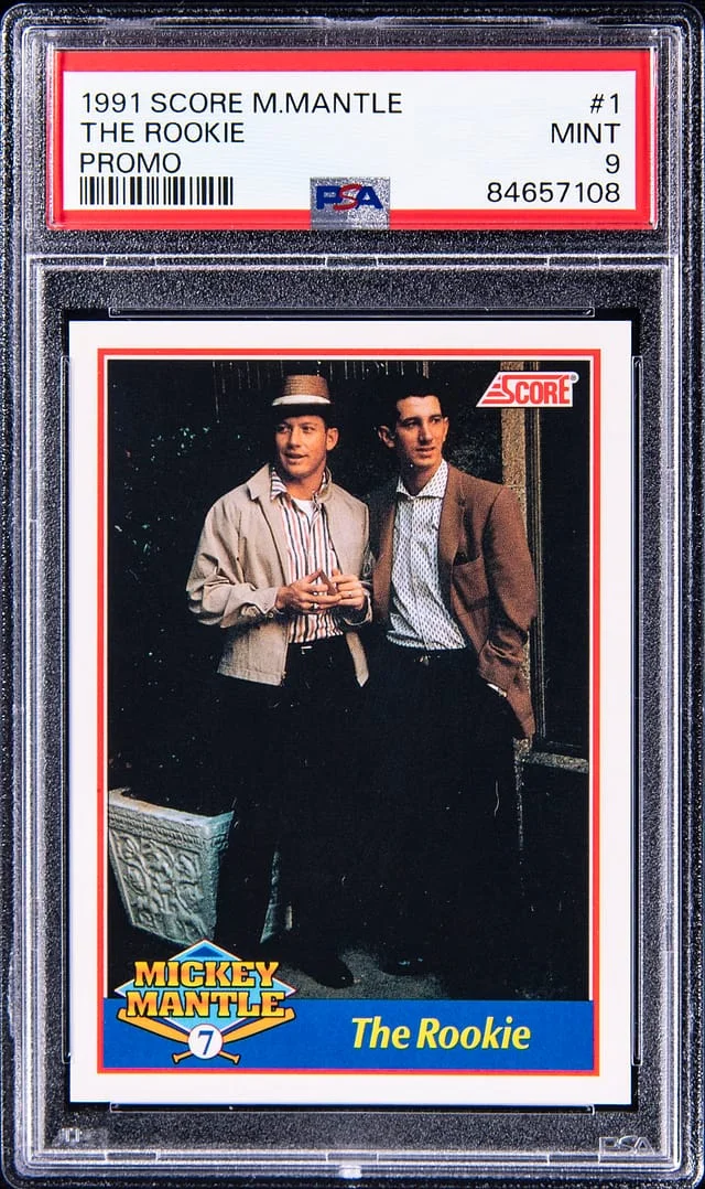 1991 Score The Mickey Mantle Promo #1 card image
