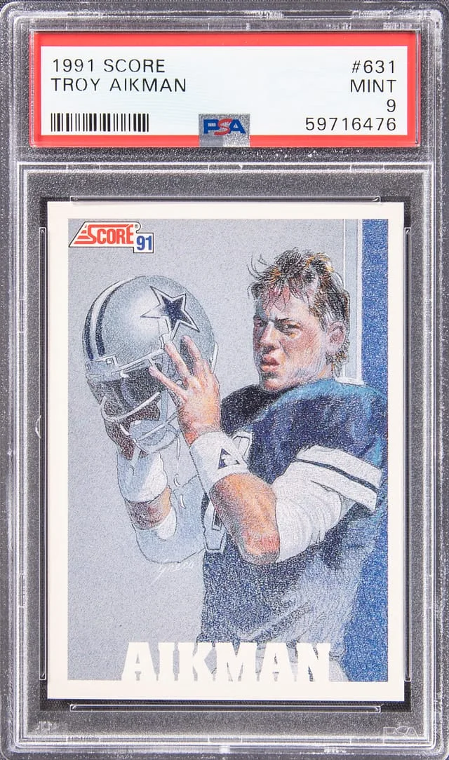 1991 Score Troy Aikman #631 card image