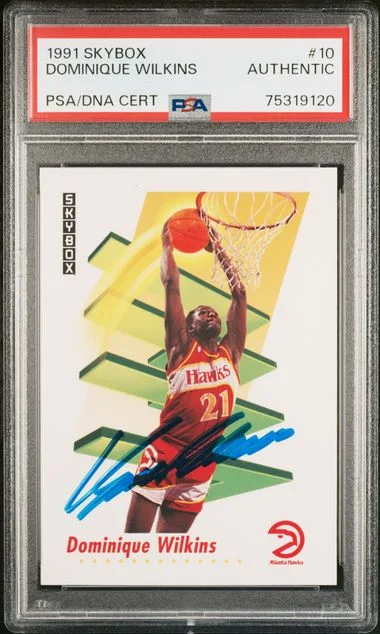1991 SkyBox Dominique Wilkins #10 card image