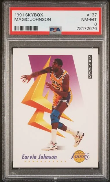 1991 SkyBox Magic Johnson #137 card image