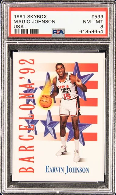 1991 SkyBox Magic Johnson USA #533 card image