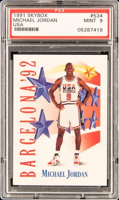 1991 SkyBox Michael Jordan USA #534 card image