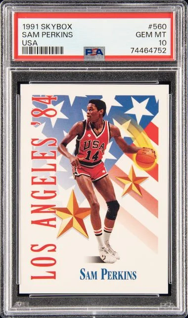 1991 SkyBox Sam Perkins Usa #560 card image