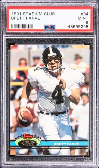 1991 Stadium Club Brett Farve #94 card image
