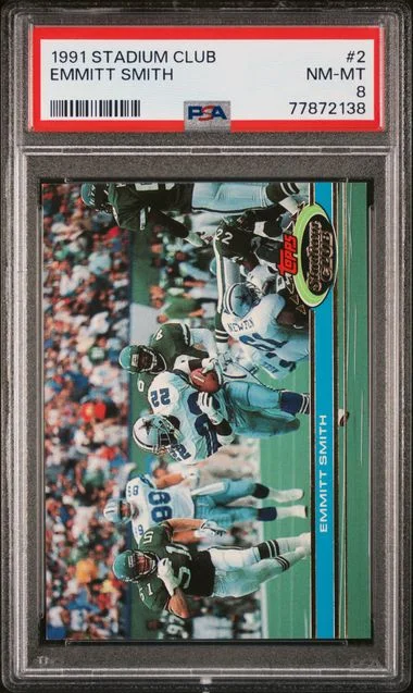 1991 Stadium Club Emmitt Smith #2 card image