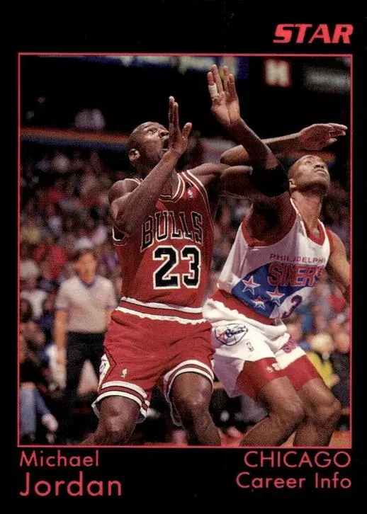 1991 Star Michael Jordan Michael Jordan #4 card image