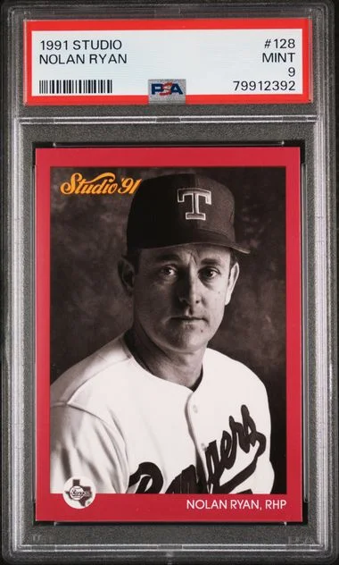 1991 Studio Nolan Ryan #128 card image