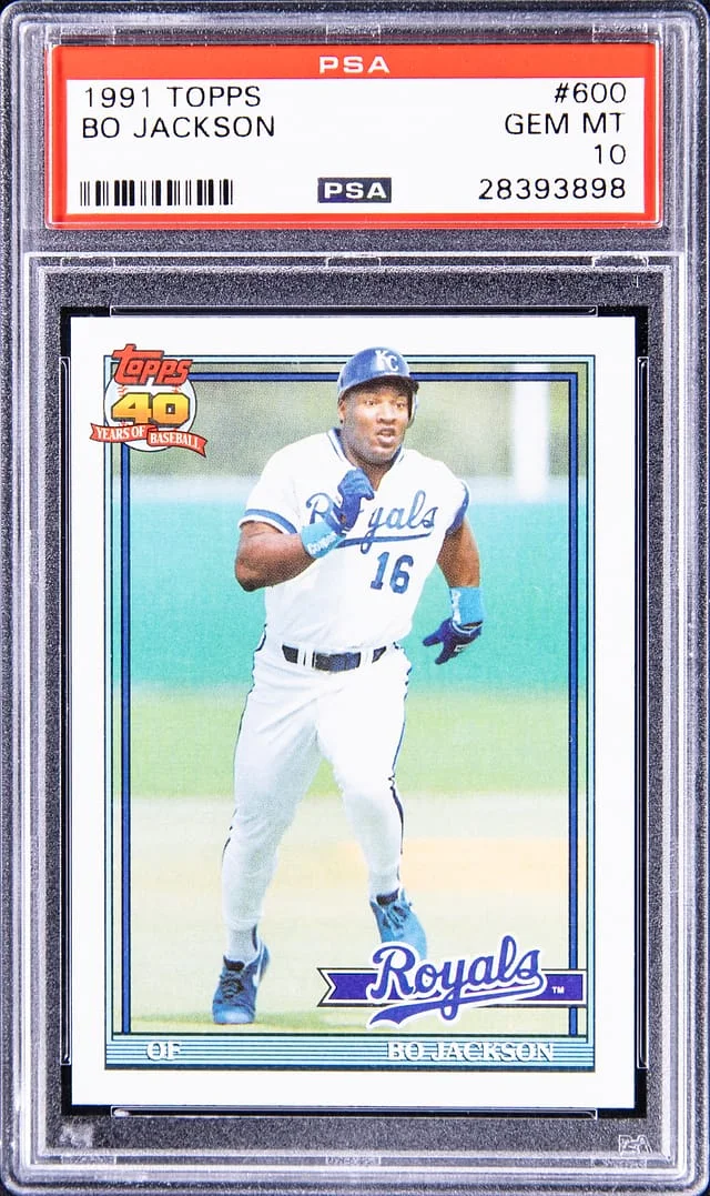 1991 Topps Bo Jackson #600 card image