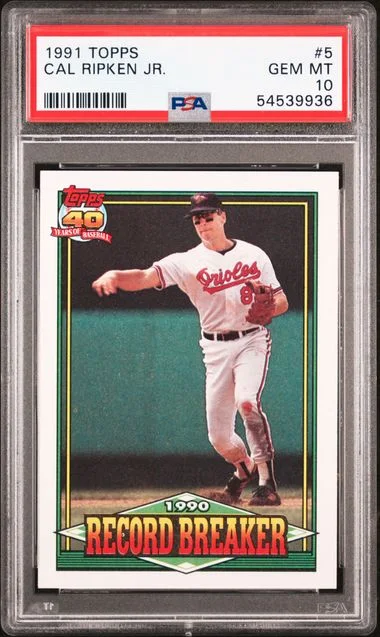 1991 Topps Cal Ripken Jr. #5 card image