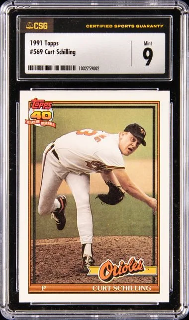 1991 Topps Curt Schilling #569 card image