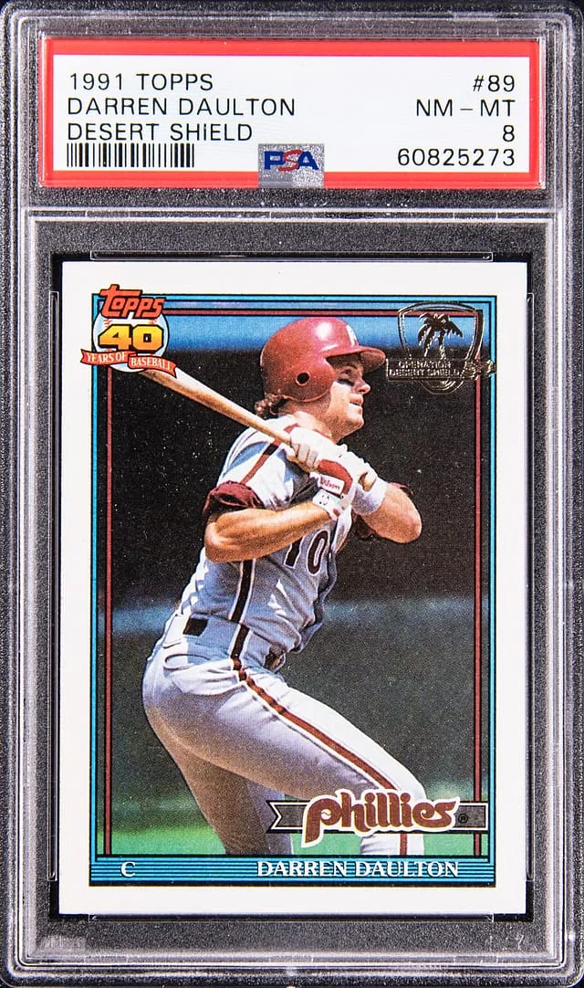 1991 Topps Darren Daulton #89 card image