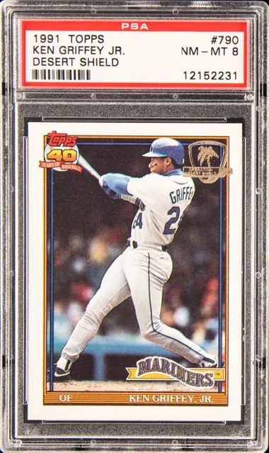 1991 Topps Desert Shield Ken Griffey Jr. #790 card image