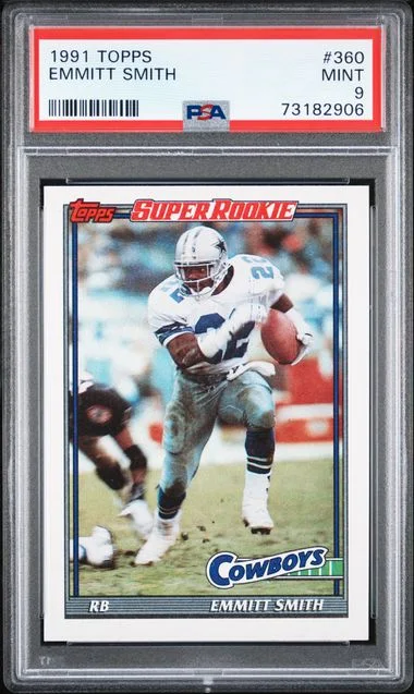 1991 Topps Emmitt Smith #360 card image