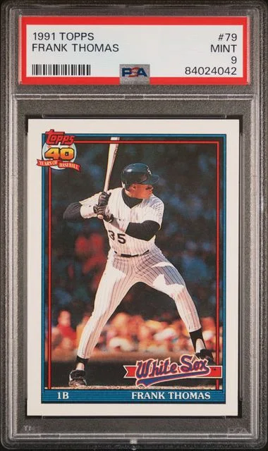 1991 Topps Frank Thomas #79 card image