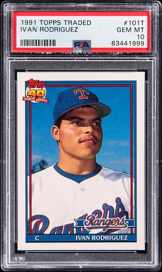 1991 Topps Ivan Rodriguez #101T card image