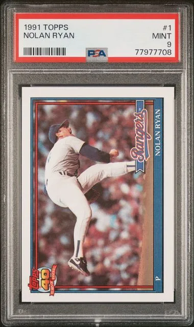 1991 Topps Nolan Ryan #1 card image
