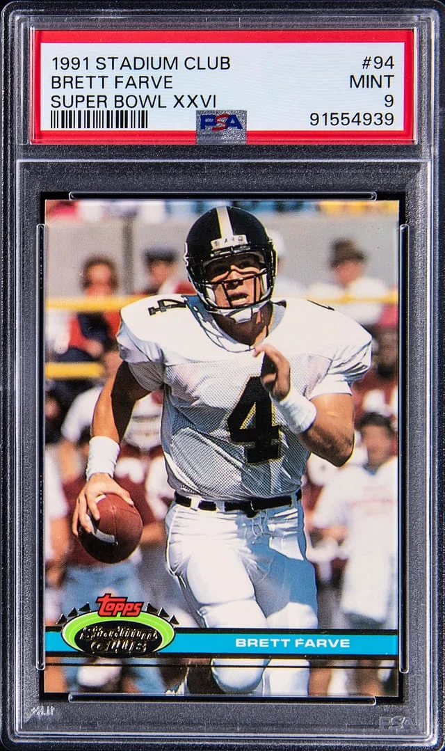 1991 Topps Stadium Club Brett Farve Super Bowl XXVI #94 card image