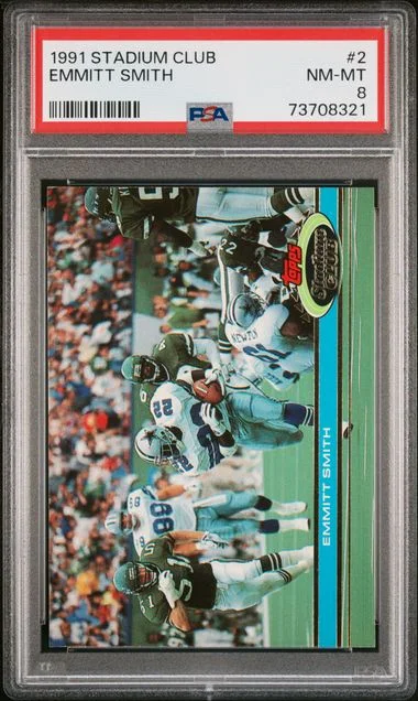 1991 Topps Stadium Club Emmitt Smith #2 card image