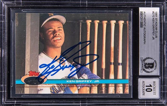 1991 Topps Stadium Club Ken Griffey Jr. #270 card image