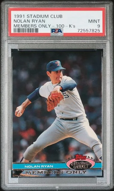 1991 Topps Stadium Club Members Only K'S Nolan Ryan #100 card image