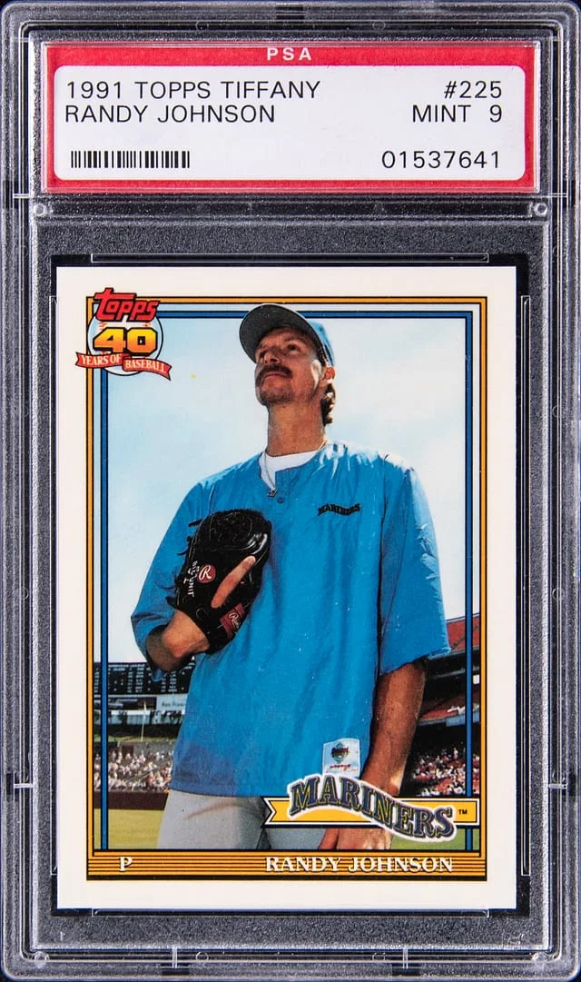 1991 Topps Tiffany Randy Johnson #225 card image