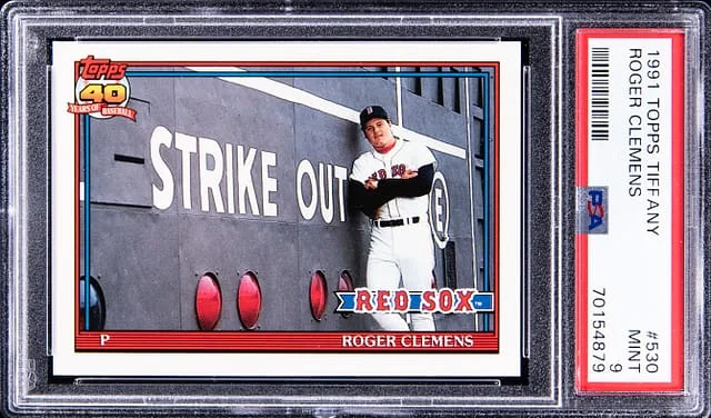 1991 Topps Tiffany Roger Clemens #530 card image