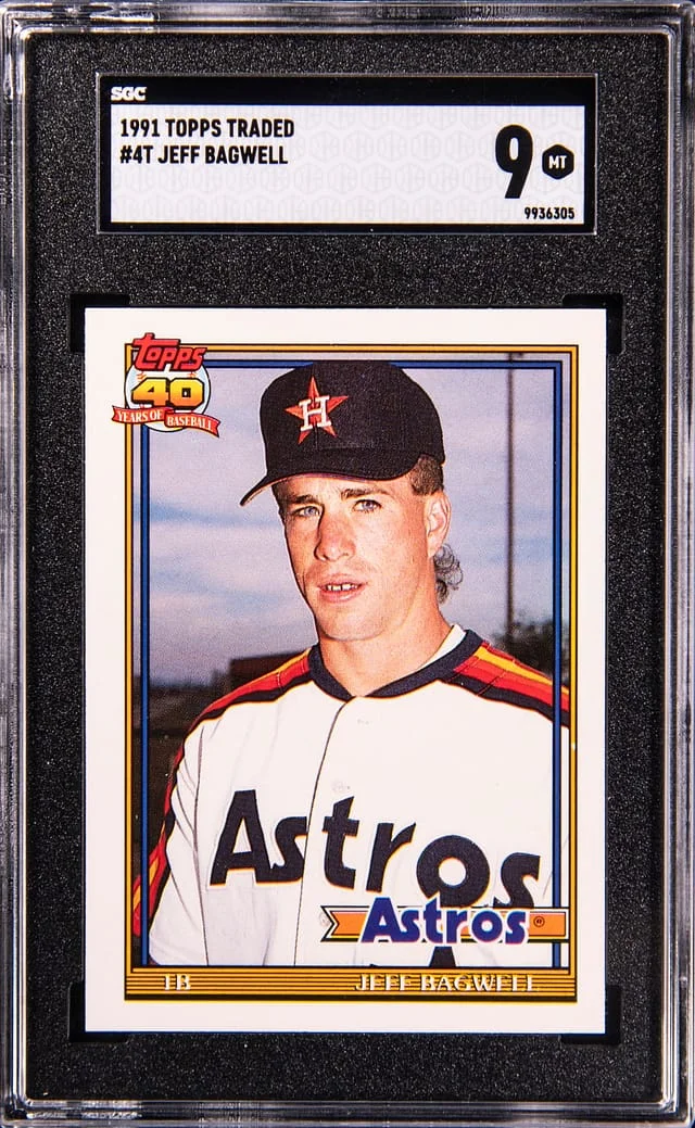 1991 Topps Traded Jeff Bagwell Tiffany #4T card image