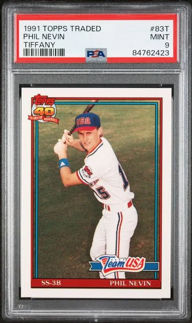 1991 Topps Traded Phil Nevin Tiffany #83T card image
