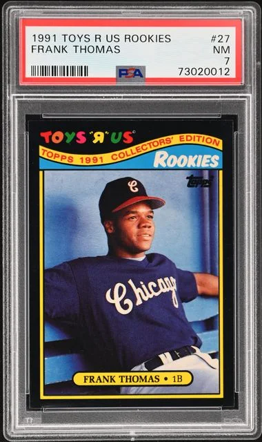 1991 Toys R Us Rookies Frank Thomas #27 card image