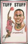 1991 Tuff Stuff Magazine Postcard Inserts Michael Jordan #6 card image
