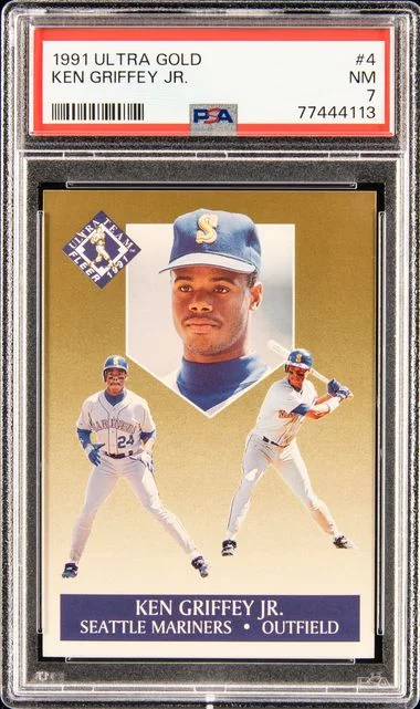 1991 Ultra Ken Griffey Jr. Gold #4 card image