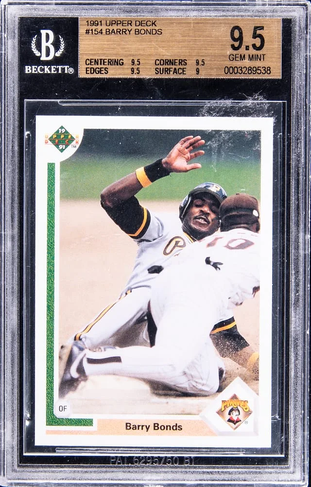 1991 Upper Deck Barry Bonds #154 card image