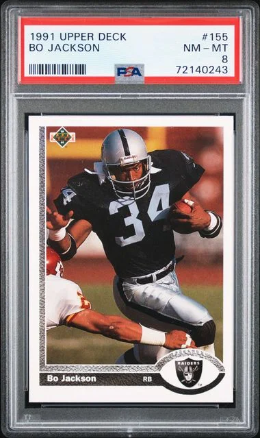 1991 Upper Deck Bo Jackson #155 card image