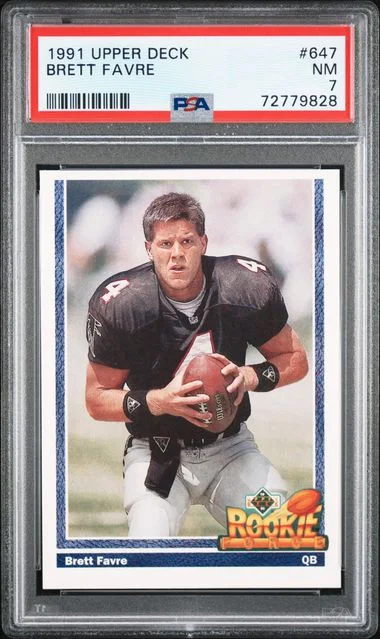 1991 Upper Deck Brett Favre #647 card image