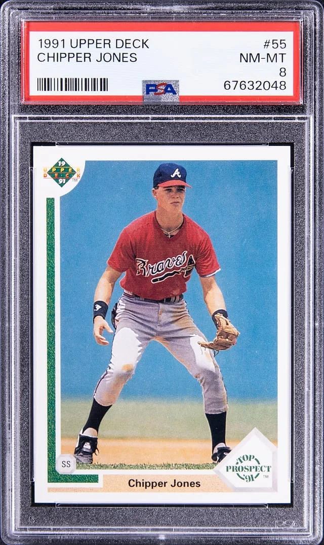 1991 Upper Deck Chipper Jones #55 card image