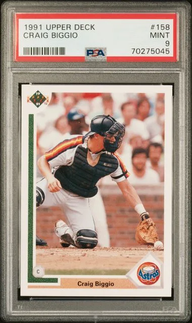 1991 Upper Deck Craig Biggio #158 card image